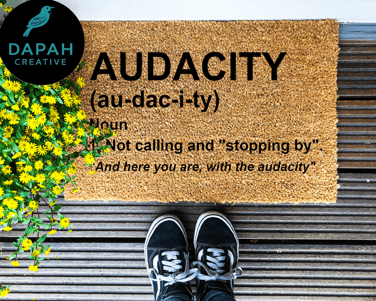 Audacity Doormat.