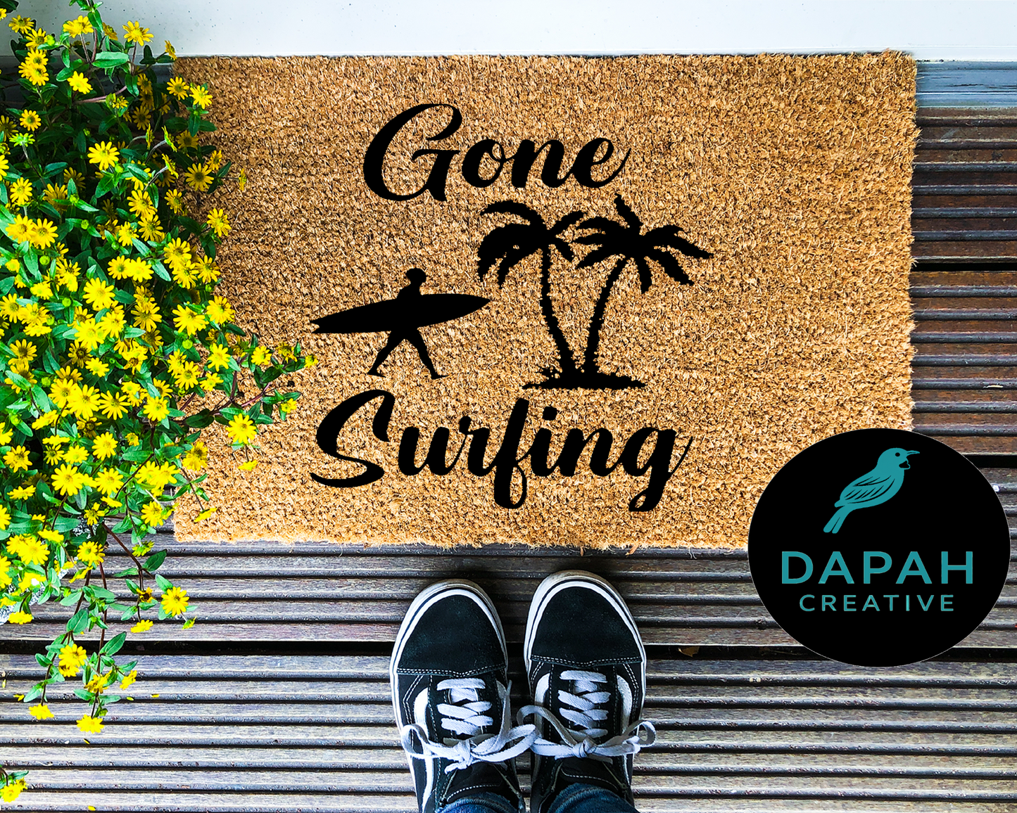 Gone Surfing Doormat