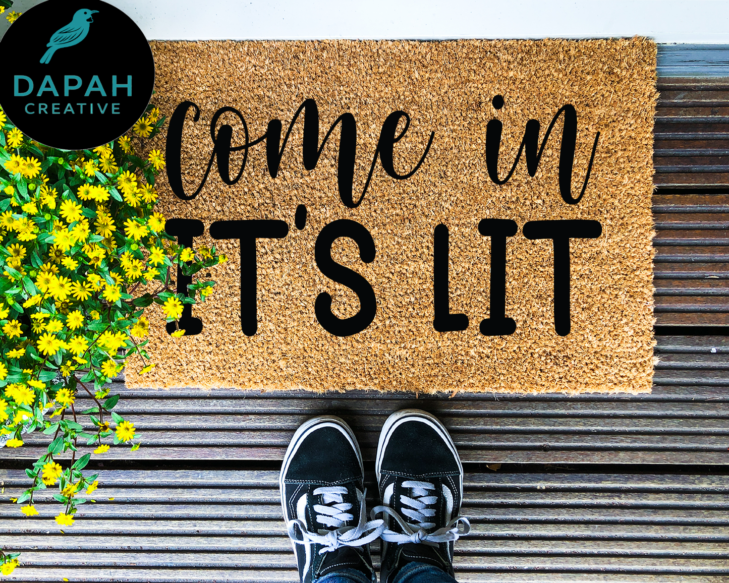 Come In, It's Lit Doormat