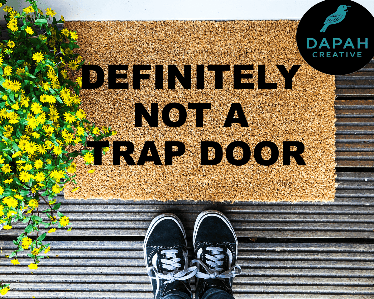 Definitely Not a Trap Door Doormat.
