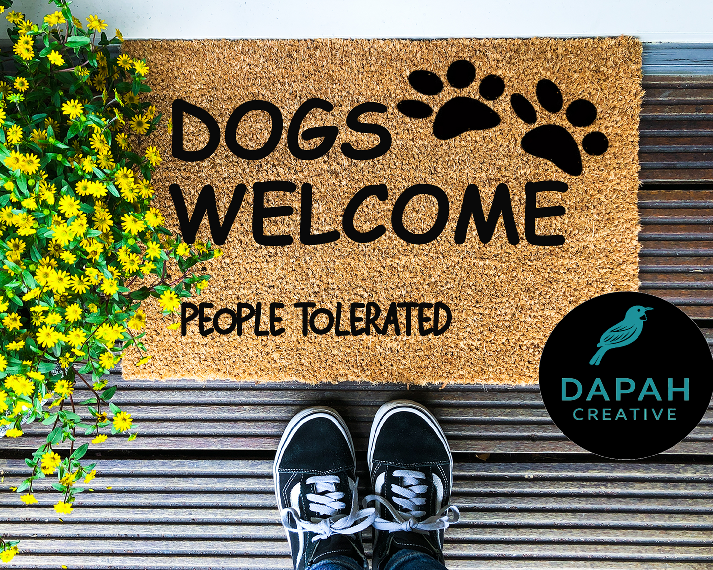 Dogs Welcome People Tolerated Doormat