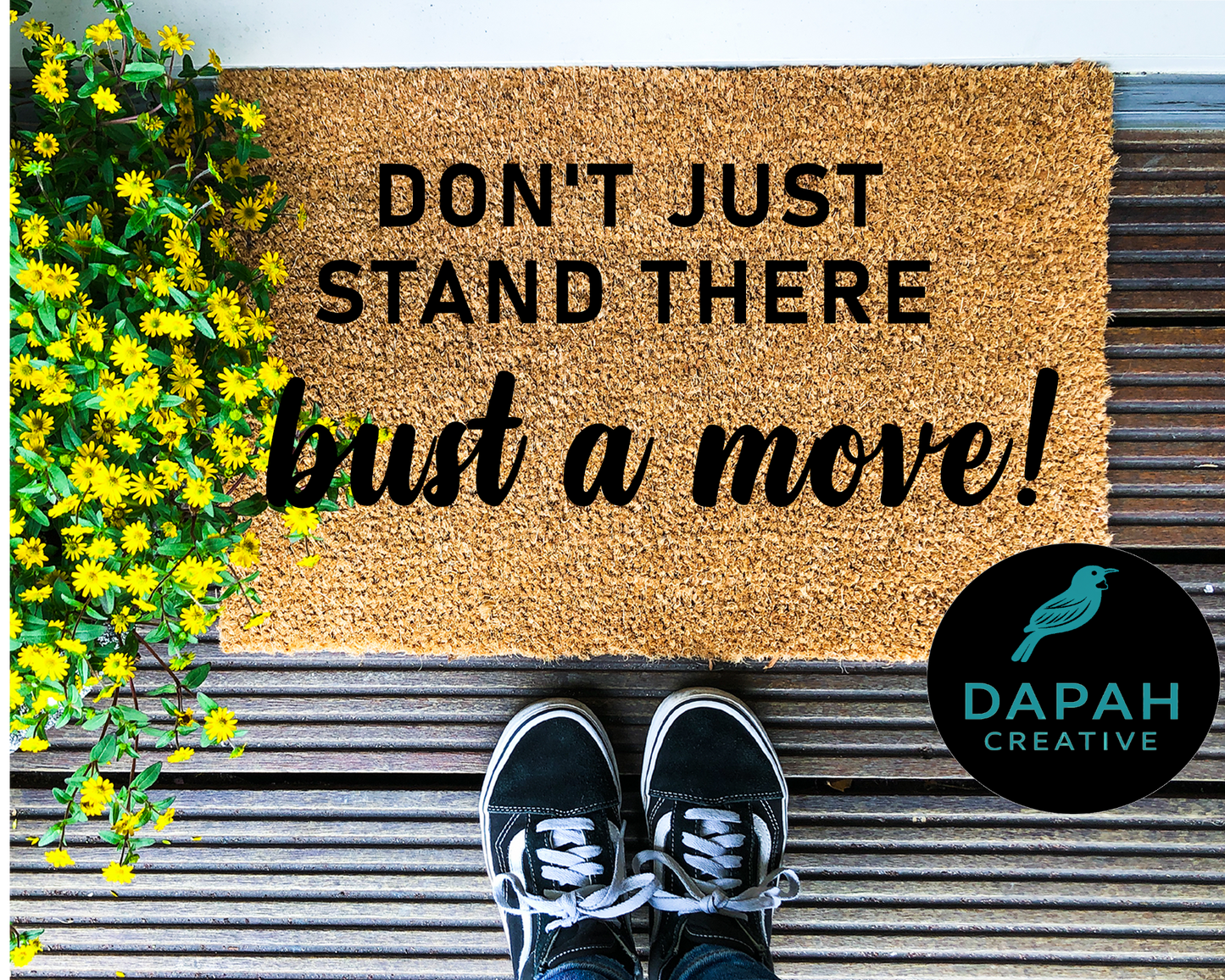 Don't just stand there, bust a move! Doormat