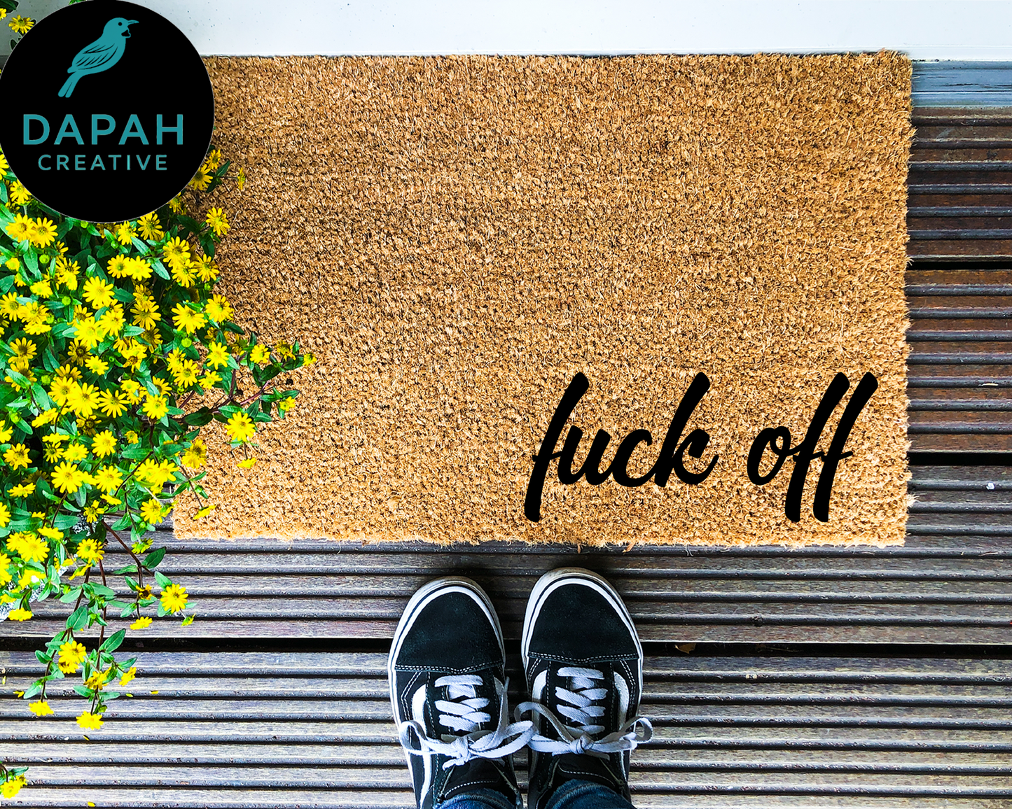 Fuck Off Coir Doormat