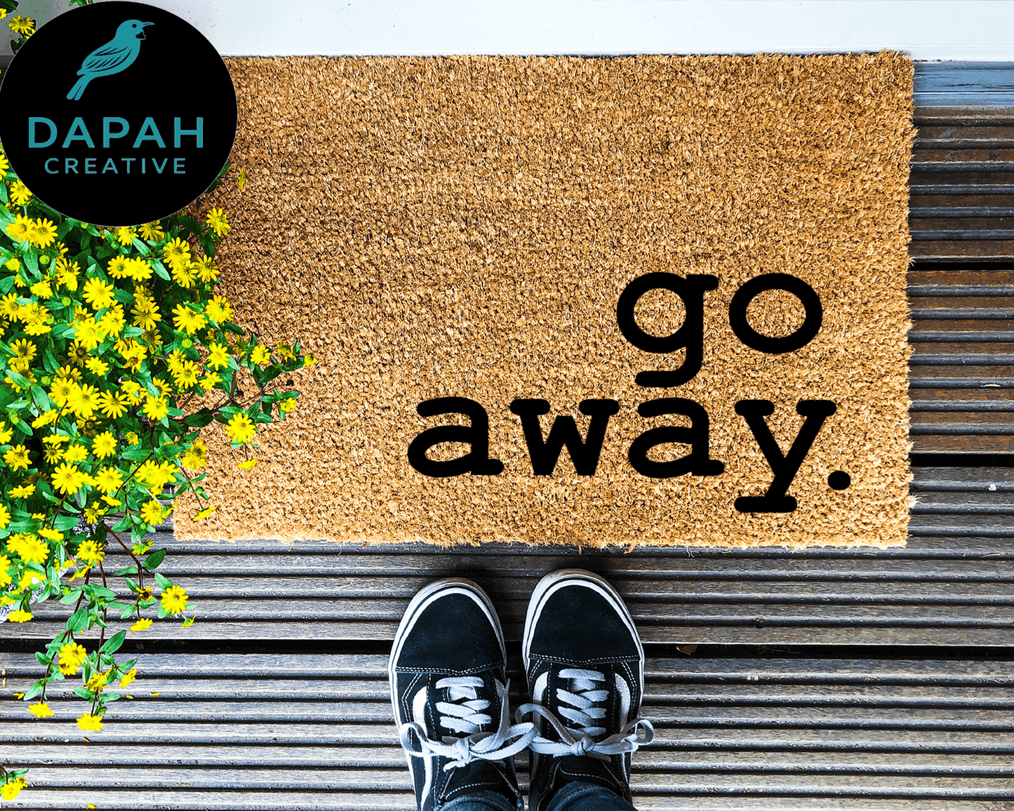 Go Away Doormat.