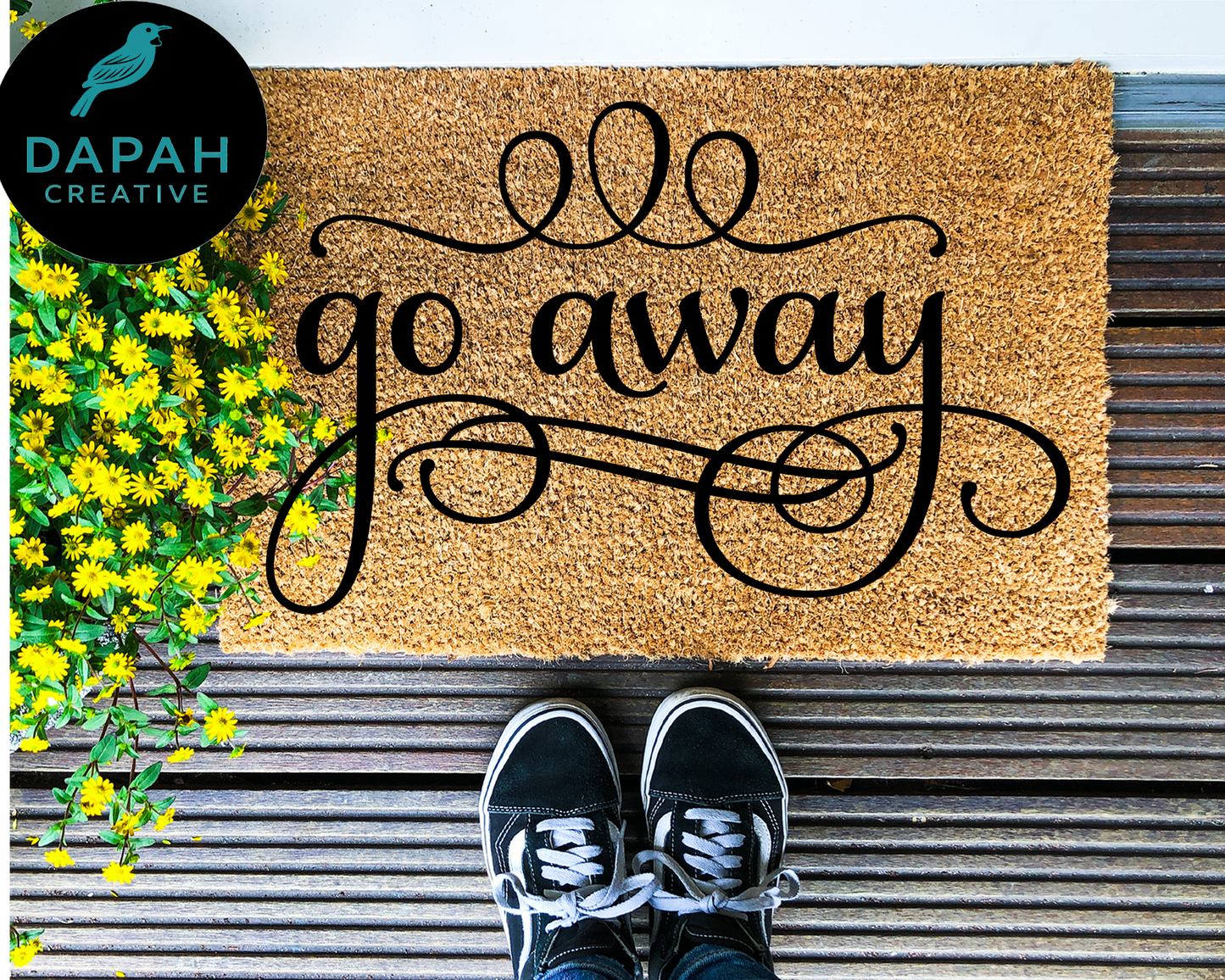 Go Away Doormat