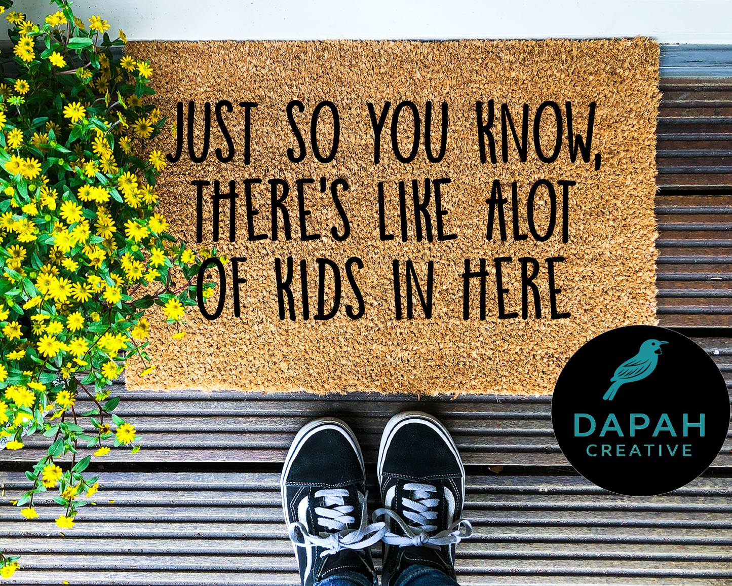 Just so you know there's like alot of kids in here Doormat