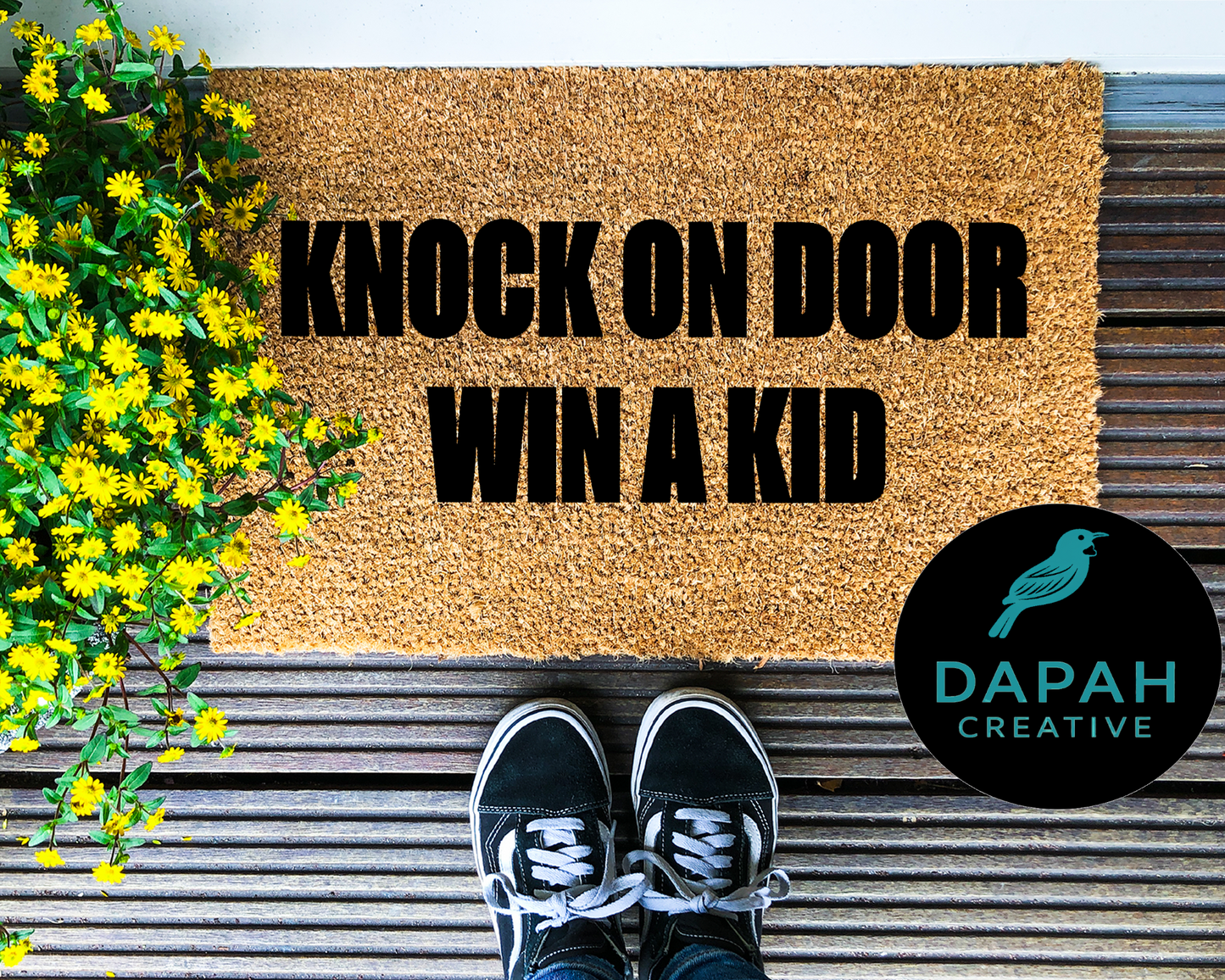 Knock on Door, Win a Kid Doormat