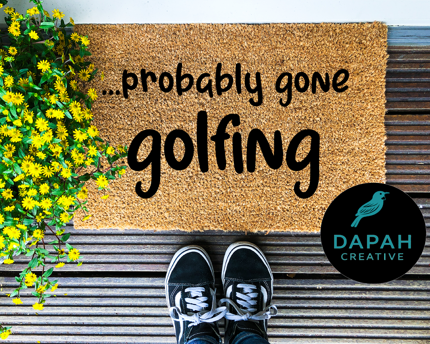 Probably Gone Golfing Doormat