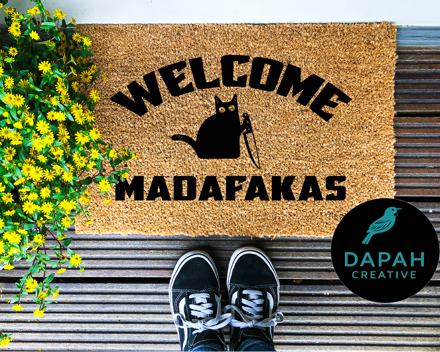 Welcome Madafakas Doormat