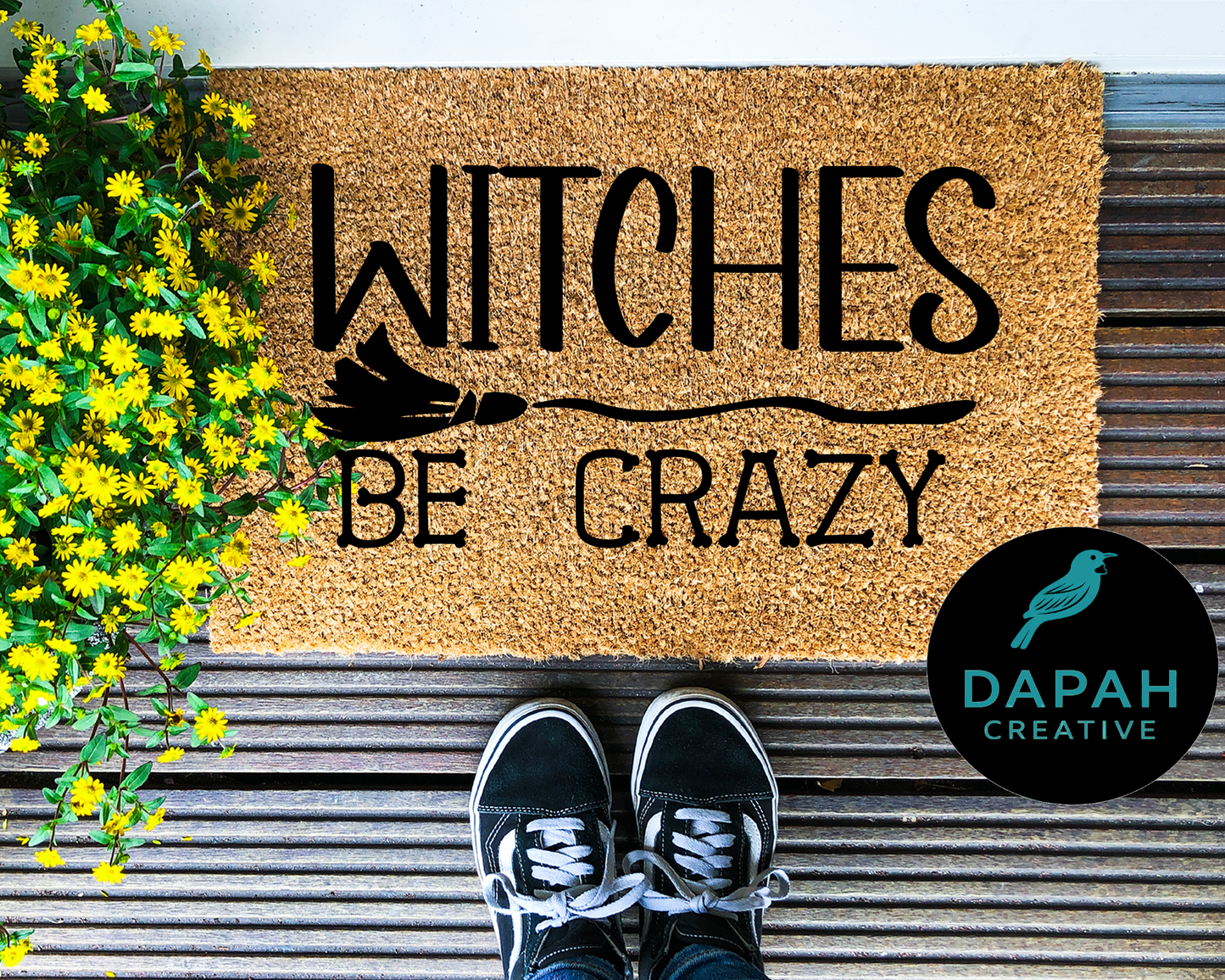 Witches Be Crazy Doormat