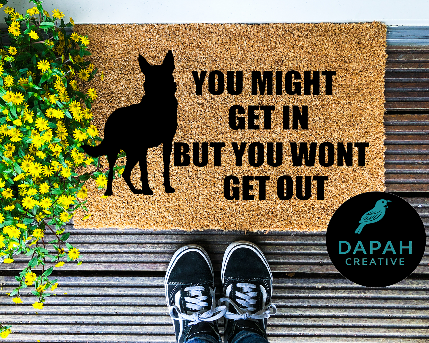 You Might Get In But You Wont Get Out Doormat