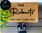 The [CUSTOM NAME] Our First Home [YEAR] Doormat