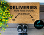 Deliveries, Were Ross and Rachel on a Break? Doormat