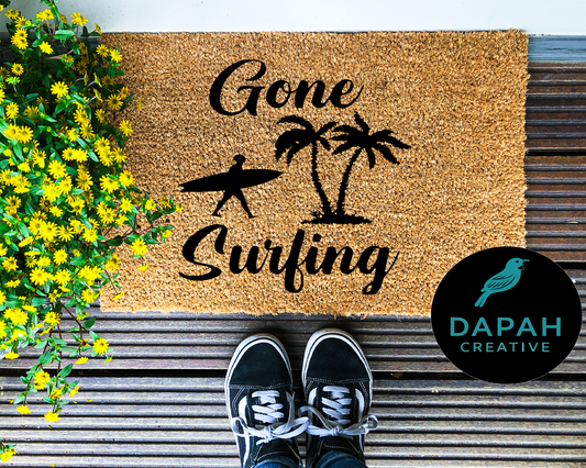 Gone Surfing Doormat