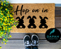Hop On In Doormat