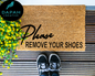 Please remove your shoes Doormat