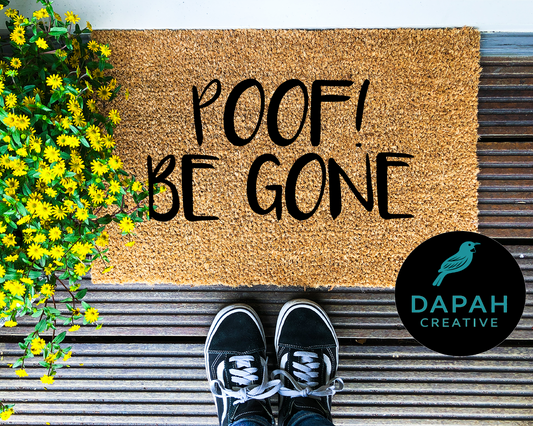Poof Be Gone Doormat
