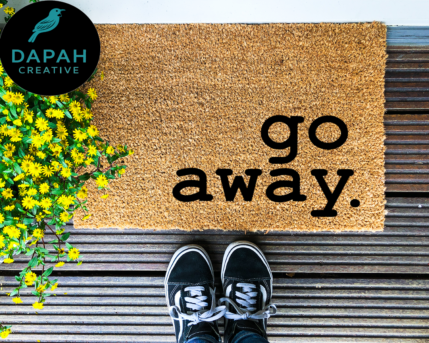 Go Away Doormat