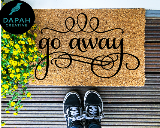 Go Away Doormat