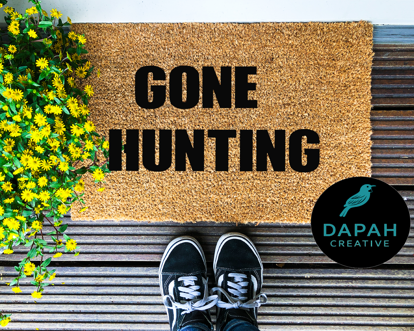 Gone Hunting Doormat