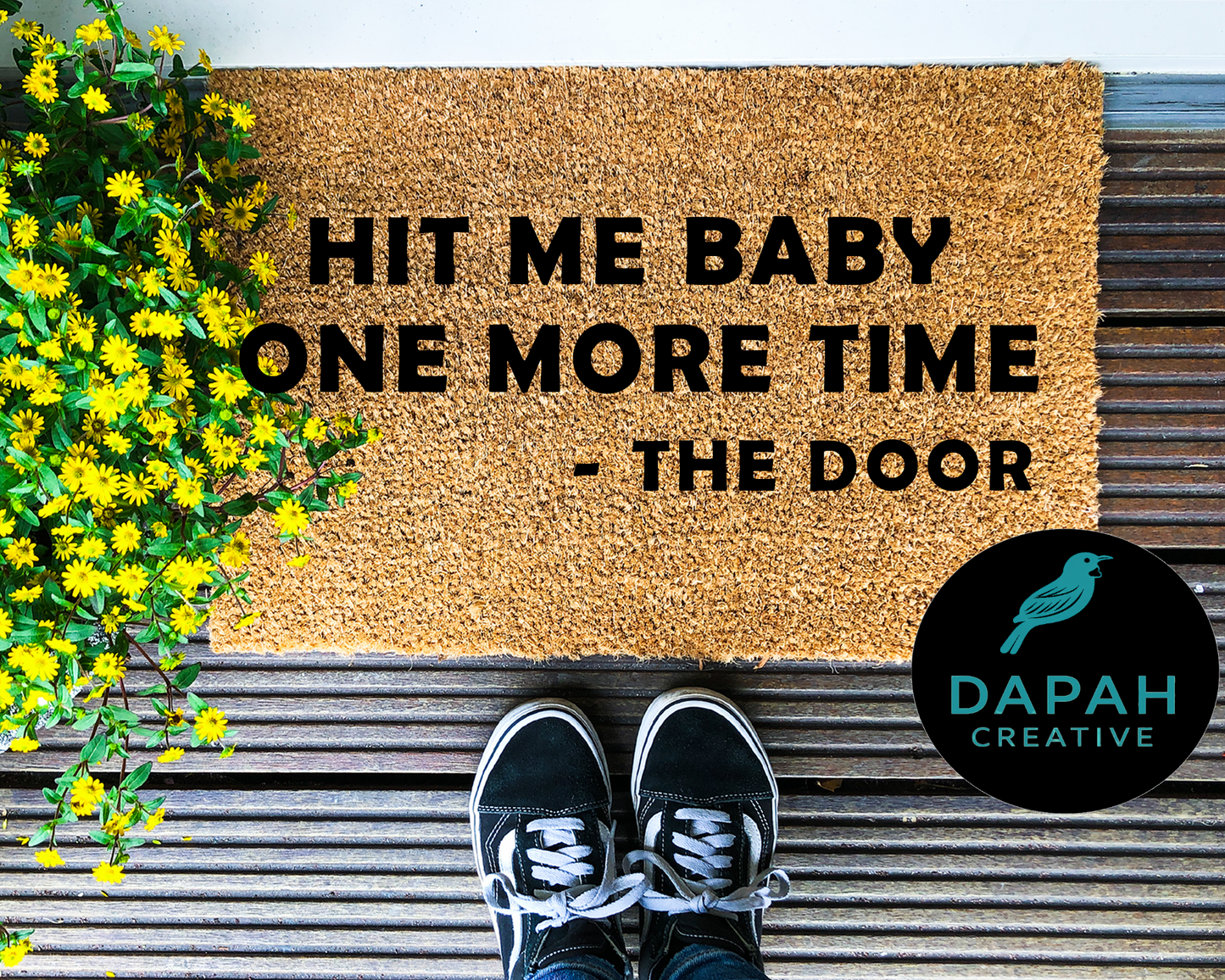 Hit me baby one more time - the door Doormat