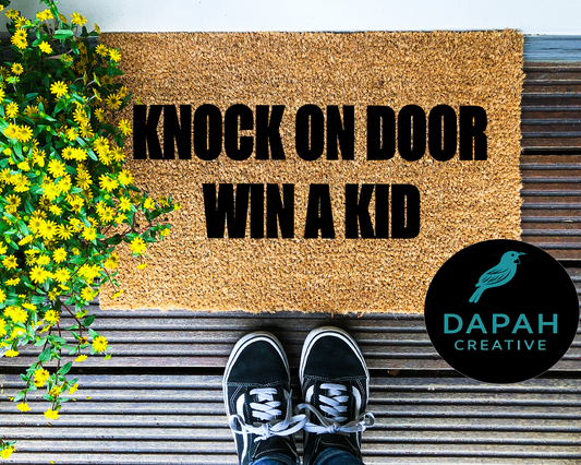 Knock on Door, Win a Kid Doormat