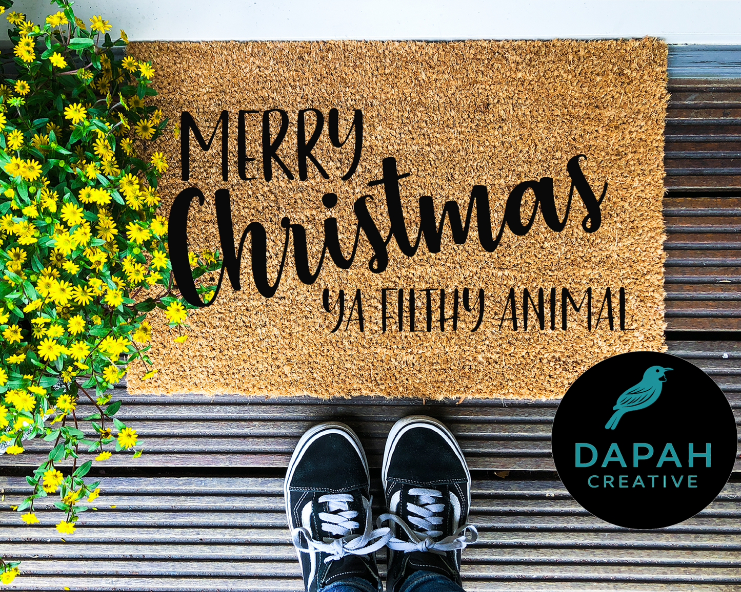 Merry Christmas Ya Filthy Animal Doormat