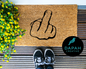 Middle Finger Up Doormat