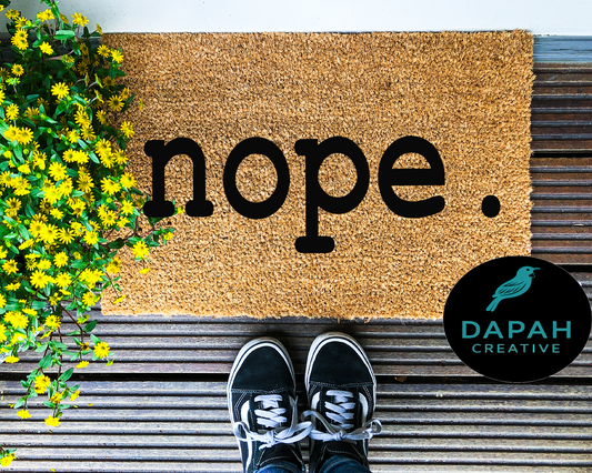 NOPE Doormat