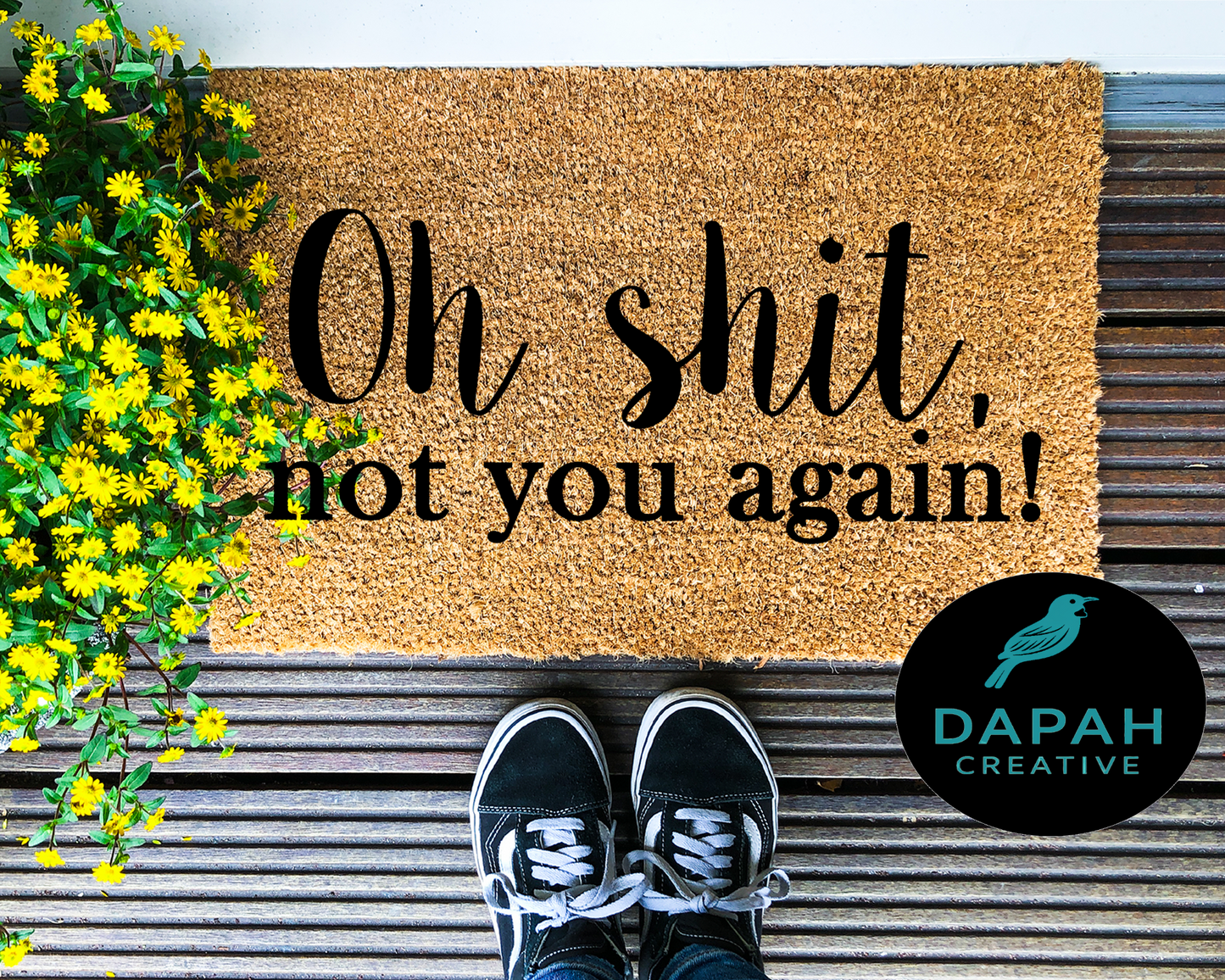 Oh Shit Not You Again! Doormat