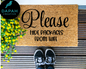 Please Hide Packages Doormat