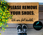 Please Remove Your Shoes, We're Foot Nudists Doormat