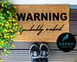 Warning probably naked Doormat