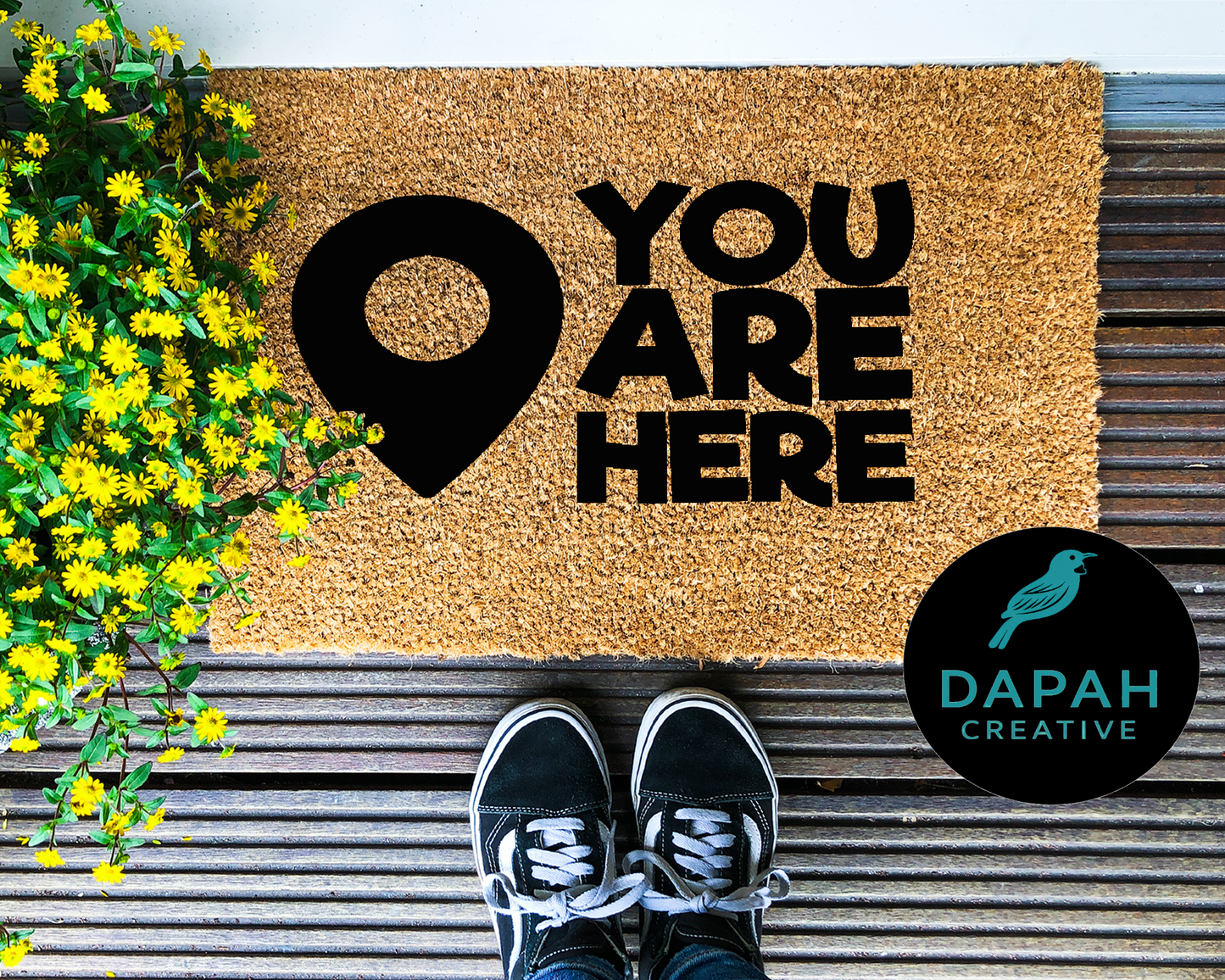 You Are Here Doormat
