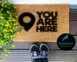You Are Here Doormat